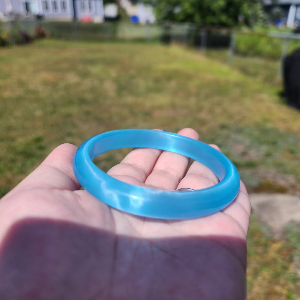 Blue Cat Eye Bangle - image 2